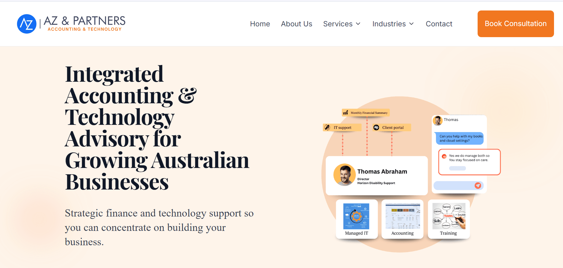 AZ & Partners website